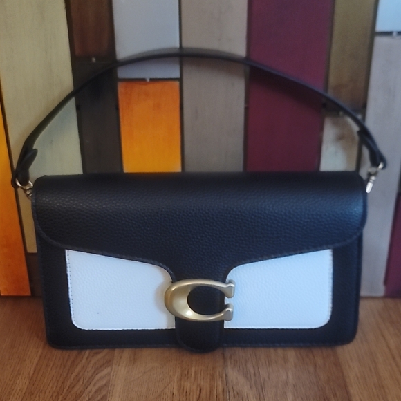 Black and White  Shoulder Bag - Picture 1 of 6